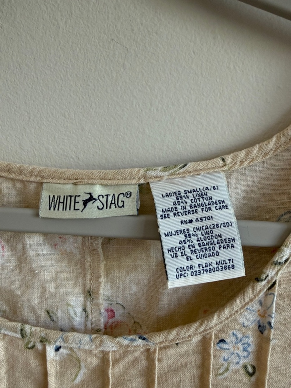 White Stag Romantic Cottage Yellow Cream 55% Linen Floral Maxi Dress Size 4/6 - Picture 6 of 13